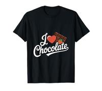 Barretta alla fragola I Love Chocolate Maglietta