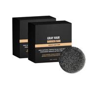 Barretta Anti-capelli Grigi Sapone Idratante E Nutriente Per L'annerimento Dei Capelli Sapone Per La Pulizia E La Cura Del Cuoio Capelluto Barretta Anti-capelli Grigi Per Capelli Lucidi (2PCS)
