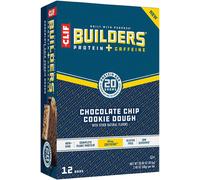 Barretta Clif Builder's - Biscotto Al Cioccolato Con Caffeina, Scatola Di 12