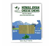 Barretta da masticare dentale Pawfect al formaggio dell'Himalaya con menta (grande | 3 in scatola)