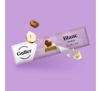Barretta di cioccolato Galler Bianco Praliné, 70 g