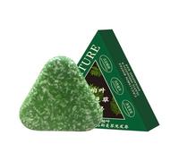Barretta di shampoo - Sapone per controllo del grasso da 120 g, shampoo solido, foglie di arborvitae cinese naturale ed Eusmanthus per capelli delle donne, cura quotidiana del cuoio capelluto