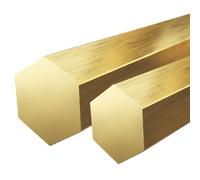 barretta esagonale di ottone solido, Barra esagonale in ottone 3 mm-10 mm 1000 mm confezione da 5(9x1000mm)