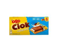 Barretta Oro Ciok Cioccolato Con Cuor di latte 4 x 120 gr Biscotto e Cioccolato