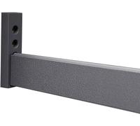 Barretta per abiti da armadio pesante per deposito del guardaroba 105 cm/41.3 pollici di guardaroba rotondo in colore grigio LWX