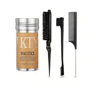 Barretta per cera per capelli IKTY, adatta per parrucche e capelli naturali, per acconciature all'indietro, domare i capelli ribelli, controllo degli sfilacciati, finitura senza effetto crespo, tenuta