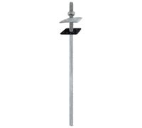 BARRETTA PER COPERTURE M6 CON DADO ESAGONALE E ACCESSORI L 30CM 100 PEZZI