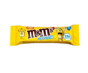 Barretta Proteica M&M's High Protein Bar Gusto Arachidi. Con 15gr di proteine. Formato da 51gr.