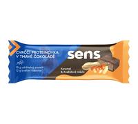 Barretta proteica Sens Barretta proteica con farina di grillo al cioccolato fondente - Caramello & Burro di arachidi (60g)