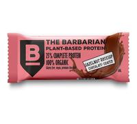 Barretta proteica The Barbarian ricoperta di cioccolato alle nocciole e rosa canina, 68 g