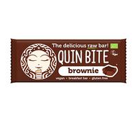 Barretta RAW, brownie senza glutine BIO 30 g Quin Bite