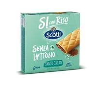 Barretta Scotti Si con Riso Ripieno di Cacao 150 g 6 pz Senza Lattosio