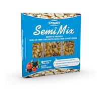 Barretta Semi Mix frutti rossi - 3x30g - Barretta proteica ricca di fibre con frutta secca, semi e frutti rossi