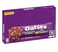 Barrette Croccanti Oaties di Avena Integrale con Pezzi di Cioccolato, Confezione Viola, 160g
