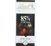Barrette di cioccolato fondente Lindt Excellence 85% cacao da 4-3,5 once