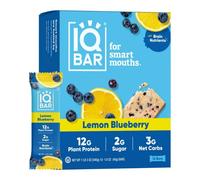 Barrette Di Limone E Mirtillo 1,6 Oz (Confezione Da 12) Di IQ Bar