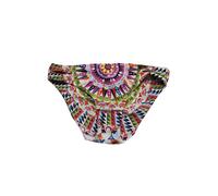 Barrette III Rosa Multi Cartwheels Stampato Reversibile Ritaglio Bikini Fondo L