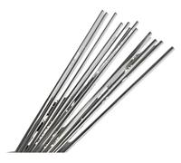Barrette in acrilico, 100 barre di lucite, lecca-lecca(Clear Transparent,3x250mm)