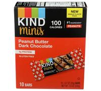 Barrette Pnut Bttr Drk Choc 248ml (Confezione Di 10) By Kind Fruit & Nut Bars