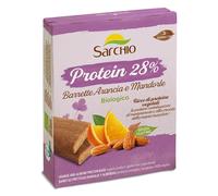 Barrette Protein Senza Glutine con Arancia e Mandorle - Sarchio 135 g