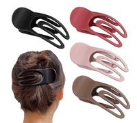 Barrettes Becco d'anatra, Pinze per sezionare portatile, Set di 4 pezzi per lavoro, Shopping, uscita vacanze