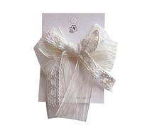 Barrettes Copricapo Copricapo Ricamato Pizzo Forcina per Capelli Clip per Nodo Arco per Neonati Accessori per Capelli