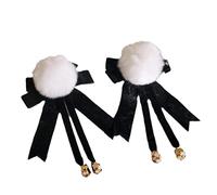 Barrettes di velluto Bowknot per le donne annodate forcine con campane belle forcine per capelli per feste accessori per capelli