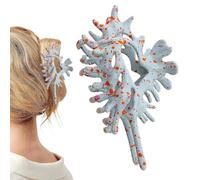 Barrettes en Coquillage pour Cheveux | Accessoire De Coiffure Anti-Dérapant | Pince À Cheveux Décorative Pour Femmes, Soirée, Plage, Mariage, Fête