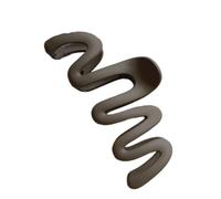 Barrettes per capelli larghi alla moda Unico Morsetto Marrone Clip Clip per capelli Stylish Wide Hair Accessori per il tempo libero