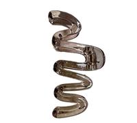 Barrettes per capelli larghi alla moda Unico Morsetto Marrone Clip Clip per capelli Stylish Wide Hair Accessori per il tempo libero