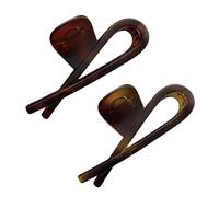 Barrettes per capelli larghi alla moda Unico Morsetto Marrone Clip Clip per capelli Stylish Wide Hair Accessori per il tempo libero