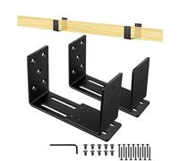 Barricade Brackets, Staffa Regolabile a U, Angle Bracket, Security Door Lock, Staffe per Porte Rinforzate, Esterne e Interne