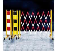 Barricata espandibile Le barriere retrattili (con rotelle) assicurano che tutte le aree pericolose o vietate siano transennate Recinzione stradale retrattile (Color : Rosso, Size : 1.2 * 7m)