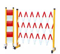 Barricata espandibile per vialetto d'accesso, cancello mobile flessibile a fisarmonica con ruote per controllo della folla all'aperto e recinzioni da costruzione