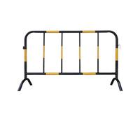 Barricata In Acciaio Metallico, Barricate For Magazzini Anti-folla, Barricate Ad Incastro For Impieghi Gravosi Con Piedini Piatti Anti-inciampo