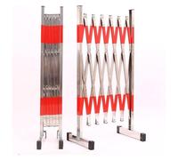 Barricata metallica espandibile industriale Barricata metallica estensibile industriale, recinzione di sicurezza stradale estensibile, in acciaio inox, indipendente, istantanea, barriera di sicurezza