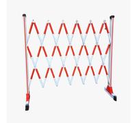 Barricata Mobile Espandibile, Catena di Intercettazione con Ruote | Materiale Rinforzato, per Cantieri e Controllo Del Traffico(3m/9.8ft)
