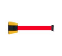 Barriera a Cinghia a Scomparsa Barriera di sicurezza for il controllo della folla all'aperto con cintura retrattile da parete, barriera for ascensori, negozi, banche al dettaglio(Stretch Belt L 4.8m)