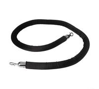 Barriera a Corda in Velluto per Gestione Code con Ganci Auto-Chiudenti - Nucleo in Schiuma, 152 cm per Controllo Folla