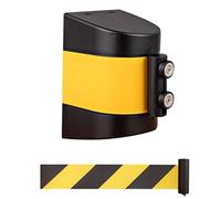 Barriera a nastro portatile, a retrattile ad attrazione magnetica, 2/3/5/10M opzionale, Cordone a for code con accessori di montaggio(2M/6.6FT)