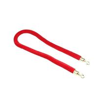 Barriera a nastro retrattile in poliestere vellutato | Utilizzo multicolore: separazione delle zone for sedi di eventi e guida alla folla(Red)