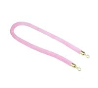 Barriera a nastro retrattile in poliestere vellutato | Utilizzo multicolore: separazione delle zone for sedi di eventi e guida alla folla(Pink)