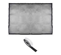 Barriera a prova di bambino elegante nera rete intrecciata barriera protettiva s
