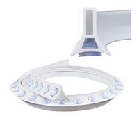 Barriera acqua doccia rimovibile, Silicone doccia soglia barriera soglia doccia pieghevole con ventosa barriera per doccia ferma acqua doccia a pavimento, Barriera per Doccia(Size:80cm/31in)