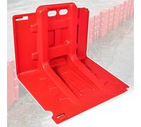 Barriera anti-allagamento in ABS a forma di L, barriera anti-allagamento Quick Dam, facile da installare e trasportare, barriere anti-allagamento per la protezione esterna dalle inondazioni(20-pcs)