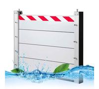 Barriera Anti-allagamento In Alluminio 70-200cm Ingressi Della Metropolitana Deflettore D'acqua 20cm Di Altezza Cancello Divisorio Temporaneo Per Esterni(Exterior,110 * 20cm)
