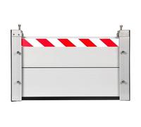 Barriera Anti Allagamento L 275cm x H 40cm, Pannello Anti Allagamento in Alluminio, Paratia Anti Allagamento, Sbarramento Mobile Contro Inondazioni, Difesa Idraulica, Sistema Anti Allagamento