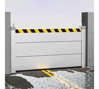 Barriera Anti Alluvione Paratia Antiallagamento per Porta, Barriera Di Protezione Contro Le Inondazioni In Alluminio, per Garage, Metropolitane,Porte D'ingresso(144x15.7in/366x40cm)