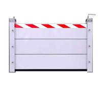 Barriera Anti-inondazione Garage 76.5/86.5/96.5/106.5/116.5/126.5cm Paratia Antiallagamento Per Porta Esterna Riutilizzabile Paratie Antiallagamento(H 60,L 76.5cm)