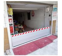 Barriera Antiallagamento 211-220 Cm Deflettore Antiallagamento Piastra Di Contenimento Dell'acqua In Alluminio Adatta Per Garage, Seminterrato, Porta D'ingresso, Vialetto(Outside,214 * 20cm)